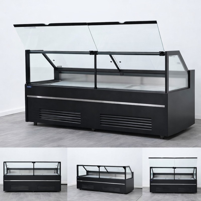 ΒΙΤΡΙΝΑ VERGI GKC 1.50 x 1.05 x 1.25  ΑΛΛΑΝΤΙΚΩΝ - ΤΥΡΟΚΟΜΙΚΩΝ ME ΜΗΧΑΝΗ, ΜΕ ΑΠΟΘΗΚΕΣ