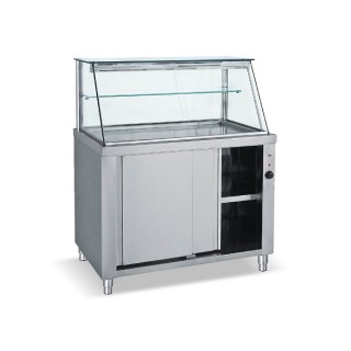 ΕΠΙΔΑΠΕΔΙΑ INOX ΘΕΡΜΑΙΝΟΜΕΝΗ ΒΙΤΡΙΝΑ HD 110 1.10 x 0.70 x 1.30