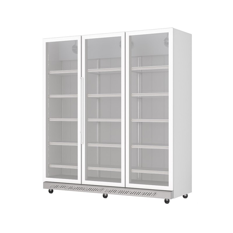 ΨΥΓΕΙΟ ΒΙΤΡΙΝΑ ΖΑΧΑΡΟΠΛΑΣΤΕΙΟΥ ECO WR-02-16/18 1.80 x 0.60 x 2.01 ΛΕΥΚΟ