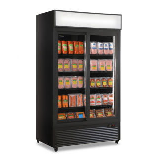 SELF SERVICE ΣΥΝΤΗΡΗΣΗ CL 1100 V2GC SL- ΜΑΥΡΟ  ΜΕ ΣΥΡΟΜΕΝΕΣ ΠΟΡΤΕΣ/ SLIDING DOUBLE KLIMAITALIA