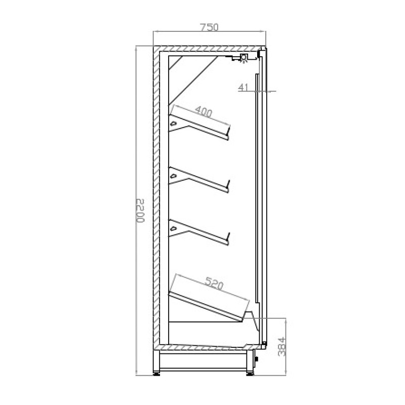 ΨΥΓΕΙΟ SELF SERVICE BALI FV K Μαναβικής 1.50 x 0.75 x 2.20-ΑΝΟΙΓΟΜΕΝΕΣ ΠΟΡΤΕΣ/ REMOTE/ ΧΩΡΙΣ ΜΗΧΑΝΗ