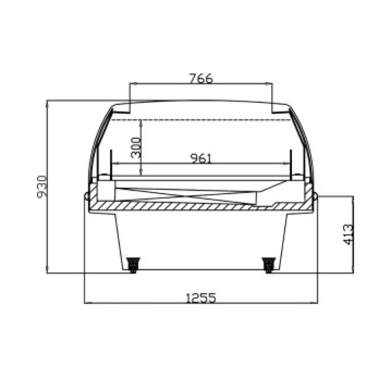 ΨΥΓΕΙΟ ΒΙΤΡΙΝΑ ΠΡΟΒΟΛΗΣ NEVIS 1.250-1.500 MΕ ΣΥΡΟΜΕΝΑ ΠΟΡΤΑΚΙΑ, PLUG IN