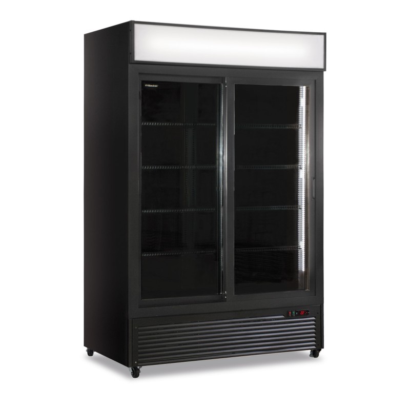 SELF SERVICE ΣΥΝΤΗΡΗΣΗ CL 1300 V2GC SL- ΜΑΥΡΟ  ΜΕ ΣΥΡΟΜΕΝΕΣ ΠΟΡΤΕΣ / SLIDING DOUBLE KLIMAITALIA