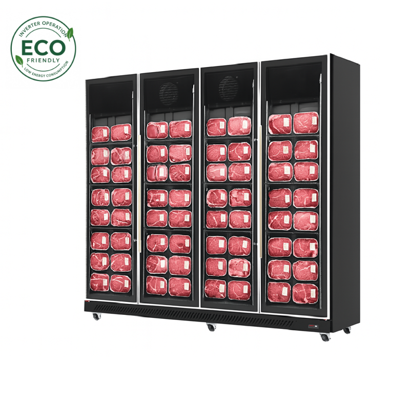 ΨΥΓΕΙΟ ALG-R MT Κρεάτων 2.24 x 0.71 x 2.05 TN4 FGD INVERTER PLUG IN NO FROST (ΜΑΥΡΟ)