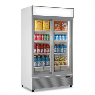 SELF SERVICE ΣΥΝΤΗΡΗΣΗ CL 1100 V2GC SL- ΓΚΡΙ  ΜΕ ΣΥΡΟΜΕΝΕΣ ΠΟΡΤΕΣ / SLIDING DOUBLE KLIMAITALIA