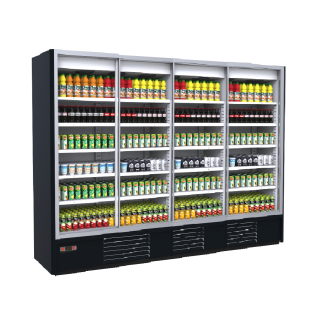 ΨΥΓΕΙΟ MENORCA SLIM Διπλή Συρόμενες Πόρτες 2.50 x 0.65 x 2.05  ME ΕΣΩΤΕΡΙΚΟ ΜΟΤΕΡ/ PLUG IN