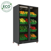 ΨΥΓΕΙΟ ALG-R FV Μαναβικής 1.253 x 0.71 x 2.05 TN2 FGD INVERTER PLUG IN NO FROST (ΜΑΥΡΟ)