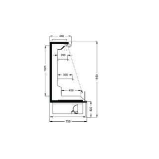 ΨΥΓΕΙΟ ΓΟΝΔΟΛΑ MACON  1.35x0.75x1.55 Με κουρτίνες νυκτός ΜΕ ΜΟΤΕΡ / PLUG IN