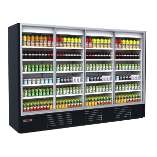 SELF SERVICE MENORCA SLIM Διπλή Συρόμενες Πόρτες 2.50 x 0.65 x 2.05  ME ΕΣΩΤΕΡΙΚΟ ΜΟΤΕΡ/ PLUG IN