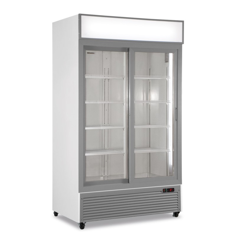 SELF SERVICE ΣΥΝΤΗΡΗΣΗ CL 1100 V2GC SL- ΓΚΡΙ  ΜΕ ΣΥΡΟΜΕΝΕΣ ΠΟΡΤΕΣ / SLIDING DOUBLE KLIMAITALIA
