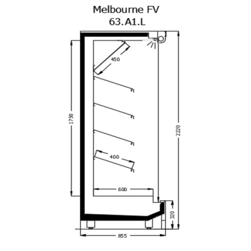 ΨΥΓΕΙΟ SELF SERVICE MELBOURNE A ΜΑΝΑΒΙΚΗΣ 1.35 x 0.85 x 2.20 ΜΕ ΚΟΥΡΤΙΝΕΣ ΝΥΚΤΟΣ/REMOTE/ΧΩΡΙΣ ΜΗΧΑΝΗ