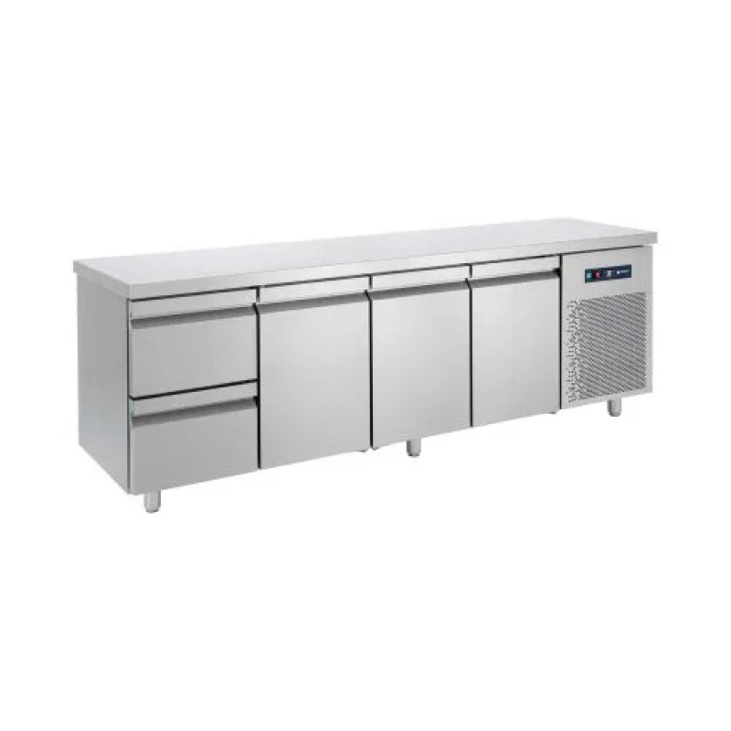 ΠΑΓΚΟΣ ΨΥΓΕΙΟ ΣΥΝΤΗΡΗΣΗ INOX PG 239 1S3P 2.39 x 0.70 x 0.85 cm ΜΕ 3 ΠΟΡΤΕΣ GN ΚΑΙ 2 ΣΥΡΤΑΡΙΑ