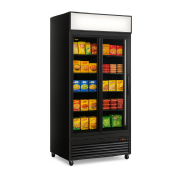 SELF SERVICE ΣΥΝΤΗΡΗΣΗ CL 801 V2GC SL 0.94 x 0.615 x 1.983 - ΜΑΥΡΟ ΜΕ ΣΥΡΟΜΕΝΕΣ ΠΟΡΤΕΣ/ SLIDING DOUBLE KLIMAITALIA