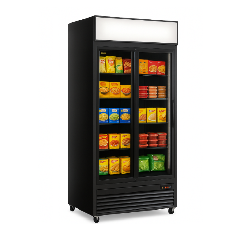 SELF SERVICE ΣΥΝΤΗΡΗΣΗ CL 801 V2GC SL 0.94 x 0.615 x 1.983 - ΜΑΥΡΟ ΜΕ ΣΥΡΟΜΕΝΕΣ ΠΟΡΤΕΣ/ SLIDING DOUBLE KLIMAITALIA