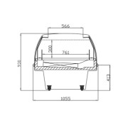 ΨΥΓΕΙΟ ΒΙΤΡΙΝΑ ΠΡΟΒΟΛΗΣ NEVIS 1.055-1.250 ANOIXTH, PLUG IN