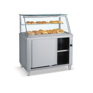 ΕΠΙΔΑΠΕΔΙΑ INOX ΘΕΡΜΑΙΝΟΜΕΝΗ ΒΙΤΡΙΝΑ HD 140 1.40 x 0.70 x 1.30