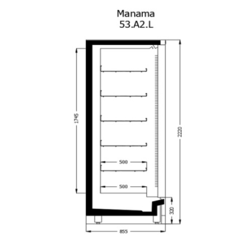 ΚΑΤΑΨΥΞΗ SELF SERVICE MANAMA 4.00 x 0.85 x 2.20 / REMOTE/ ΧΩΡΙΣ ΜΗΧΑΝΗ