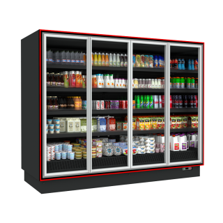 ΨΥΓΕΙΟ SELF SERVICE BALI K 2.60 x 0.75 x 2.20 DGD ME ΑΝΟΙΓΟΜΕΝΕΣ ΠΟΡΤΕΣ/ REMOTE/ ΧΩΡΙΣ ΜΗΧΑΝΗ