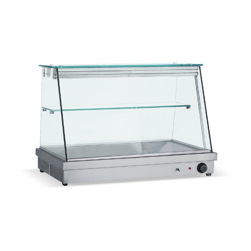 ΕΠΙTΡΑΠΕΖΙA INOX ΘΕΡΜΑΙΝΟΜΕΝΗ ΒΙΤΡΙΝΑ HT 80 0.80 x 0.53 x 0.575