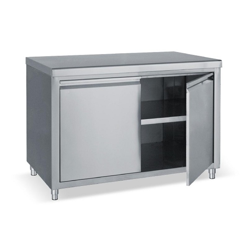 ΕΡΜΑΡΙΟ EO 180 INOX 1.80 x 0.70 x 0.85  ΜΕ ΑΝΟΙΓΟΜΕΝΕΣ ΠΟΡΤΕΣ