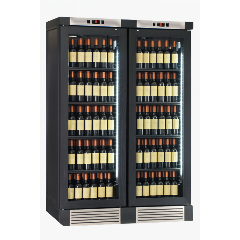 ΨΥΓΕΙΟ ΚΡΑΣΙΩΝ CLW 820 L/ ΜΑΥΡΟ 1.30 x 0.64 x 1.89 KLIMAITALIA