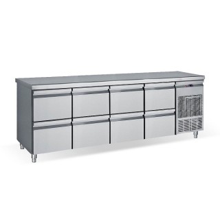 ΠΑΓΚΟΣ ΨΥΓΕΙΟ ΣΥΝΤΗΡΗΣΗ INOX PG 239 S 2.39 x 0.70 x 0.85 cm ΜΕ 8 ΣΥΡΤΑΡΙΑ