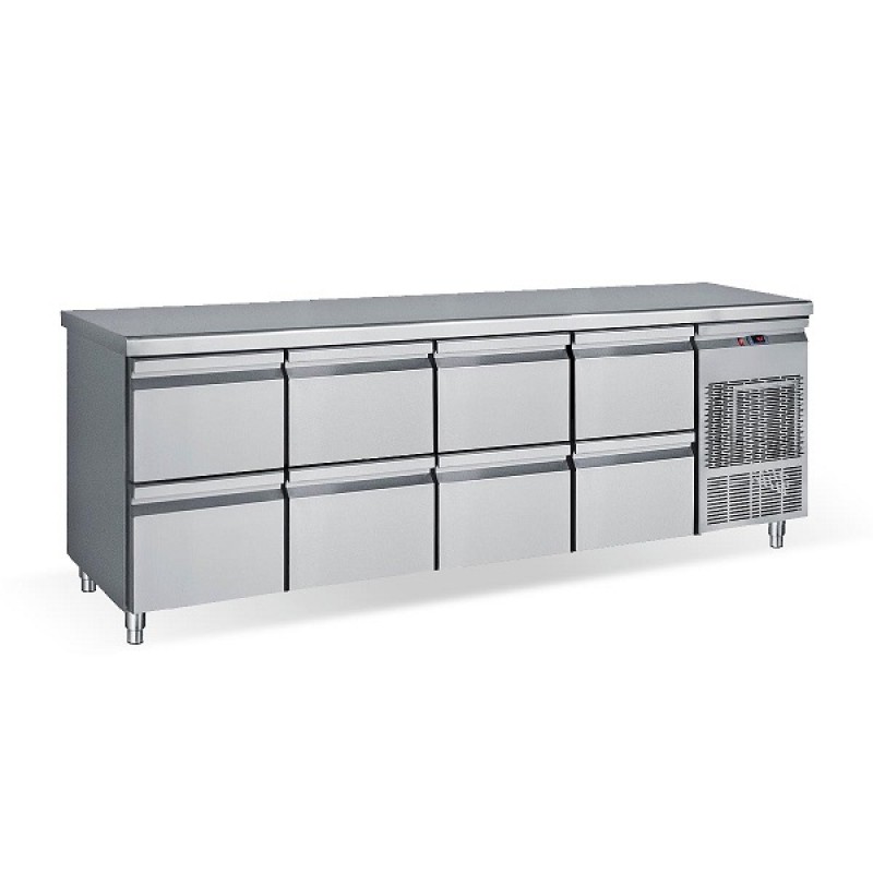 ΠΑΓΚΟΣ ΨΥΓΕΙΟ ΣΥΝΤΗΡΗΣΗ INOX PG 239 S 2.39 x 0.70 x 0.85 cm ΜΕ 8 ΣΥΡΤΑΡΙΑ