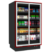 ΨΥΓΕΙΟ SELF SERVICE BALI S 1.35 x 0.75 x 2.20 SLD ΣΥΡΟΜΕΝΕΣ ΠΟΡΤΕΣ ΔΙΠΛΗΣ ΥΑΛΩΣΗΣ