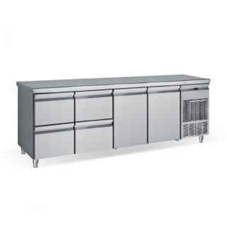 ΠΑΓΚΟΣ ΨΥΓΕΙΟ ΣΥΝΤΗΡΗΣΗ INOX PG 239 2S2P 2.39 x 0.70 x 0.85 cm ΜΕ 2 ΠΟΡΤΕΣ GN ΚΑΙ 4 ΣΥΡΤΑΡΙΑ