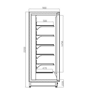 ΚΑΤΑΨΥΞΗ BALI 1.65 x 0.90 x 2.20 REMOTE/ ΧΩΡΙΣ ΨΥΚΤΙΚΟ ΜΗΧΑΝΗΜΑ
