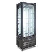 ΒΙΤΡΙΝΑ ΚΑΤΑΨΥΞΗ ΖΑΧΑΡΟΠΛΑΣΤΕΙΟΥ VICTORIA 65 NFN 0.65 x 0.65 x 1.95 -21°C / -18°C , ΠΑΝΟΡΑΜΙΚΗ ΜΑΥΡΗ  NO FROST KLIMAITALIA