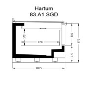 ΒΟΥΤΑ ΚΑΤΑΨΥΞΗ HARTUM 3.85 x 1.055 x 0.87 ME ΣΥΡΟΜΕΝΑ / REMOTE /ΧΩΡΙΣ ΜΗΧΑΝΗ