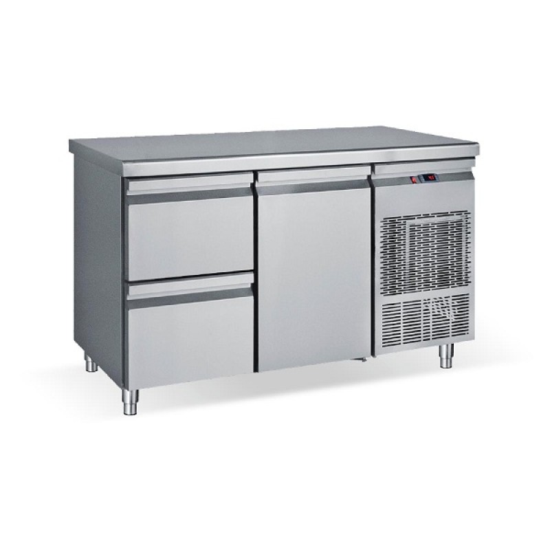 ΠΑΓΚΟΣ ΨΥΓΕΙΟ ΣΥΝΤΗΡΗΣΗ INOX PG 139 1S1P 1.39 x 0.70 x 0.85 cm ME 1 ΠΟΡΤΑ GN ΚΑΙ 2 ΣΥΡΤΑΡΙΑ