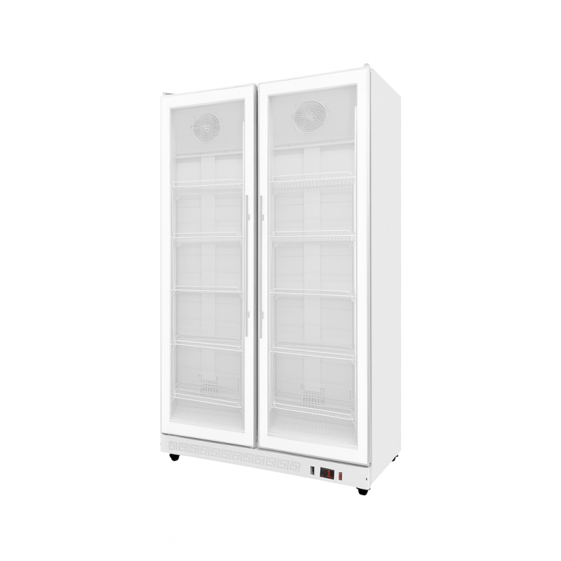 ΨΥΓΕΙΟ ΒΙΤΡΙΝΑ ΖΑΧΑΡΟΠΛΑΣΤΕΙΟΥ ECO WR-02-11/12 1.20 x 0.60 x 2.01 ΛΕΥΚΟ