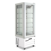 ΒΙΤΡΙΝΑ ΚΑΤΑΨΥΞΗ ΖΑΧΑΡΟΠΛΑΣΤΕΙΟΥ VICTORIA 65 NFN 0.65 x 0.65 x 1.95 -21°C / -18°C , ΠΑΝΟΡΑΜΙΚΗ ΛΕΥΚΗ  NO FROST KLIMAITALIA