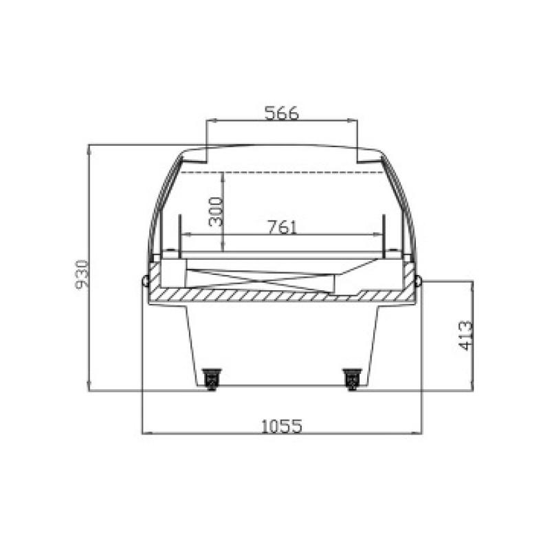 ΨΥΓΕΙΟ ΒΙΤΡΙΝΑ ΠΡΟΒΟΛΗΣ NEVIS 1.250-1.500 ANOIXTH, PLUG IN