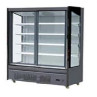 S/S CRYSTAL FMG-01L 1.50 x 0.70 x 1.95 με 2 συρομενες πορτες