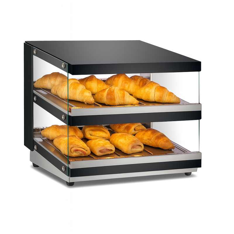 EΠΙΤΡΑΠΕΖΙΑ ΘΕΡΜΑΙΝΟΜΕΝΗ ΒΙΤΡΙΝΑ FOOD 80 0.80 x 0.703 x 0.704 KLIMAITALIA