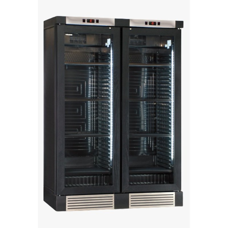 ΨΥΓΕΙΟ ΚΡΑΣΙΩΝ CLW 820 L/ ΜΑΥΡΟ 1.30 x 0.64 x 1.89 KLIMAITALIA